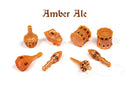 PolyHero: Bard 8 Dice Set (Amber Ale)