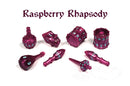 PolyHero: Bard 8 Dice Set (Raspberry Rhapsody)