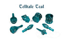 PolyHero: Bard 8 Dice Set (Telltale Teal)