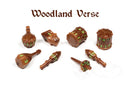 PolyHero: Bard 8 Dice Set (Woodland Verse)
