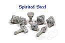 PolyHero: Cleric 8 Dice Set (Spirited Steel)