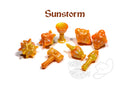 PolyHero: Cleric 8 Dice Set (Sunstorm)