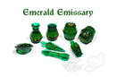 PolyHero: Rogue 8 Dice Set (Emerald Emissary)