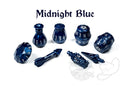 PolyHero: Rogue 8 Dice Set (Midnight Blue)