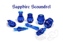 PolyHero: Rogue 8 Dice Set (Sapphire Scoundrel)