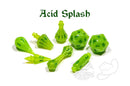 PolyHero: Wizard 8 Dice Set (Acid Splash)