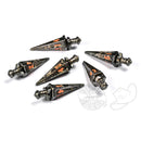PolyHero: Warrior 6d6 Swords Steel Grey