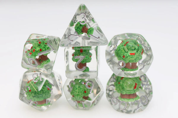 Foam Brain Games: RPG Dice Set - Apple Orchard