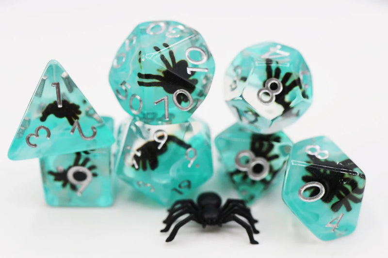 Foam Brain Games: RPG Dice Set - Blue Tarantula