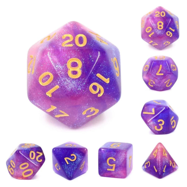 Foam Brain Games: RPG Dice Set - Briar Rose Aurora