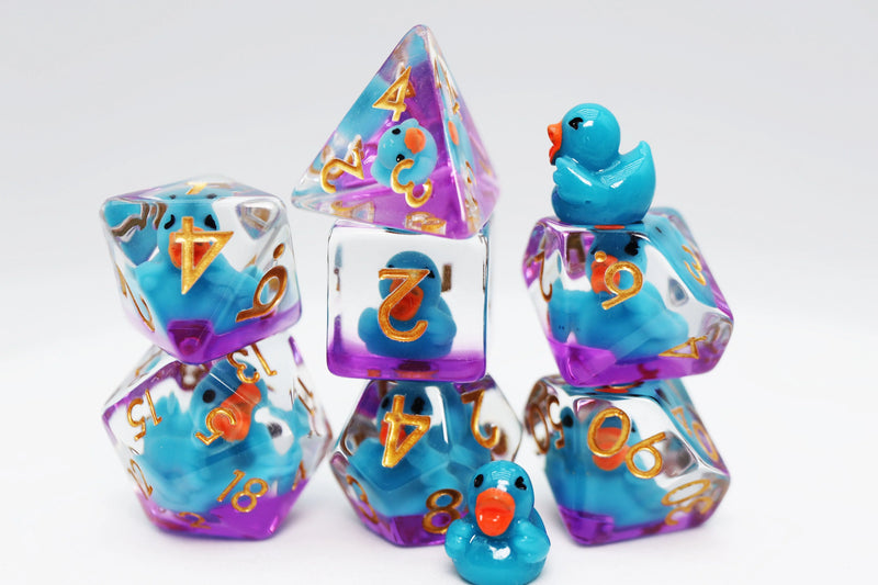 Foam Brain Games: RPG Dice Set - Duck On The Pond