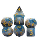 Foam Brain Games: RPG Dice Set - Denim Swirls