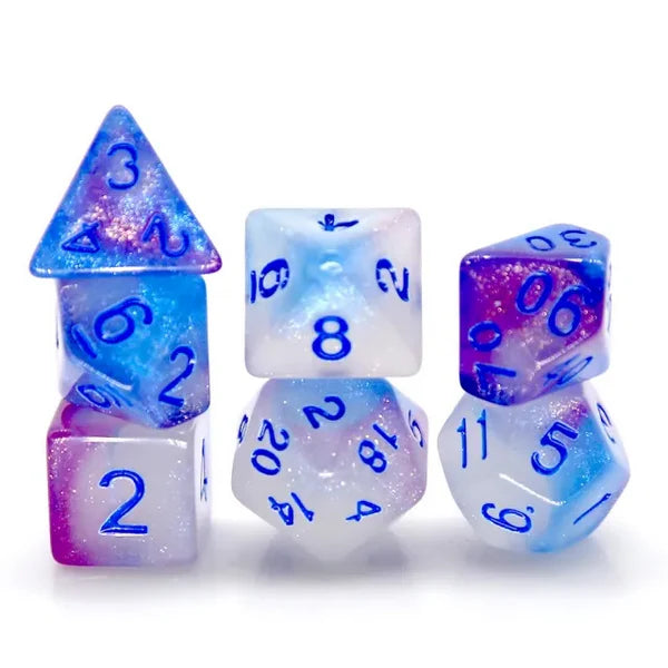 Foam Brain Games: RPG Dice Set - Glow In The Dark Glowing Memory