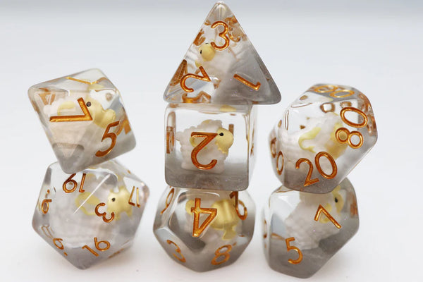 Foam Brain Games: RPG Dice Set - Golden Fleece