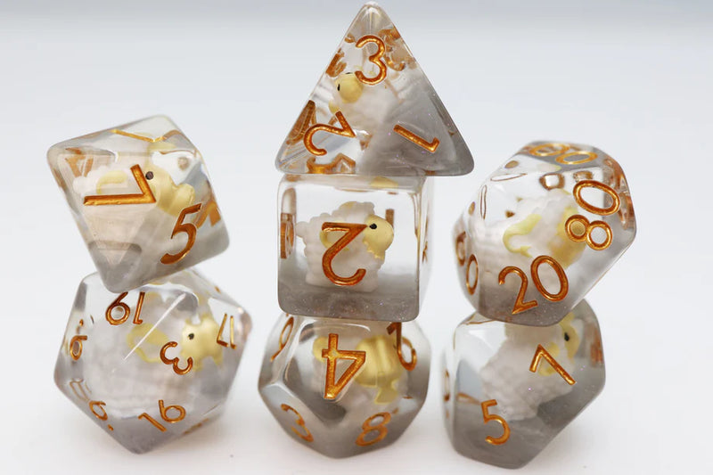 Foam Brain Games: RPG Dice Set - Golden Fleece