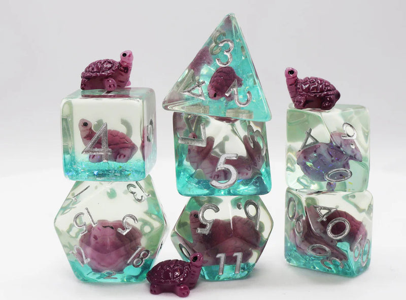 Foam Brain Games: RPG Dice Set - Gummy Turtle