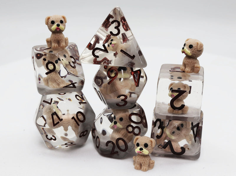 Foam Brain Games: RPG Dice Set - Hazel the Good Doggo