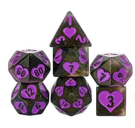 Foam Brain Games: RPG Dice Set - Jealous Love