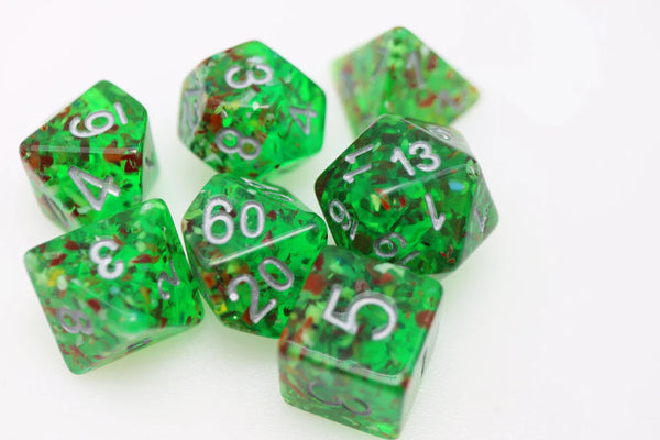 Foam Brain Games: RPG Dice Set - Mossy Mound