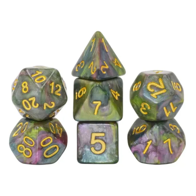 Foam Brain Games: RPG Dice Set - Mystic Woodland