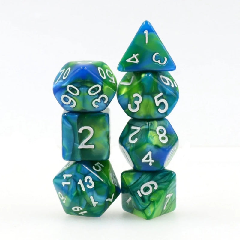 Foam Brain Games: RPG Dice Set - Planet Earth