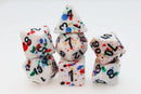 Foam Brain Games: RPG Dice Set - Paint Splatter