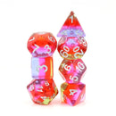 Foam Brain Games: RPG Dice Set - Pomegranate Blossom