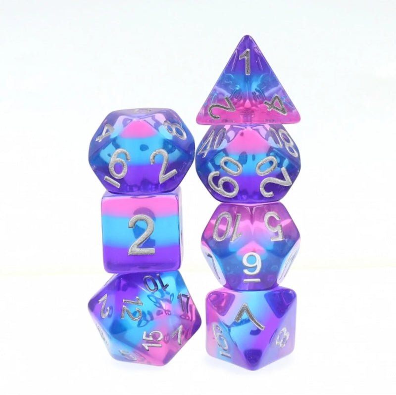 Foam Brain Games: RPG Dice Set - Purple Sky