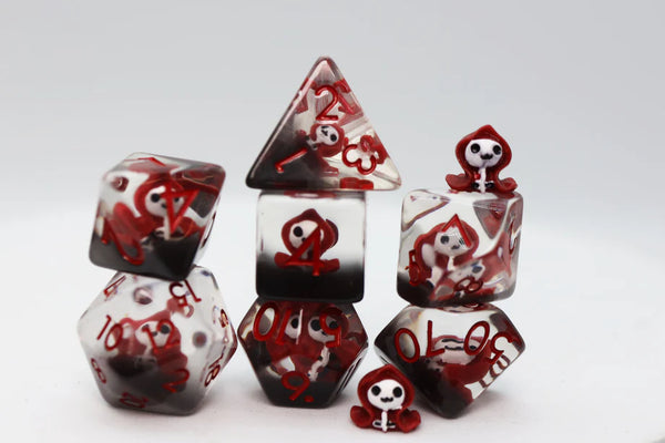 Foam Brain Games: RPG Dice Set - Red Reaper