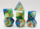Foam Brain Games: RPG Dice Set - Scratched Clouds