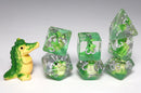 Foam Brain Games: RPG Dice Set - Smiling Crocodile