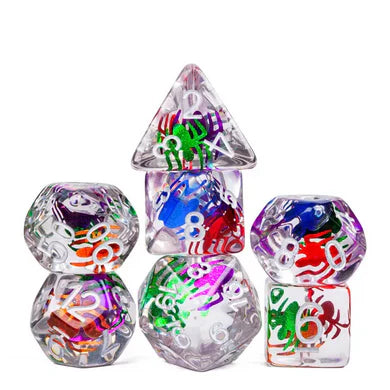 Foam Brain Games: RPG Dice Set - Spider Swarm