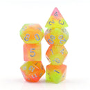 Foam Brain Games: RPG Dice Set - Summer's Joy