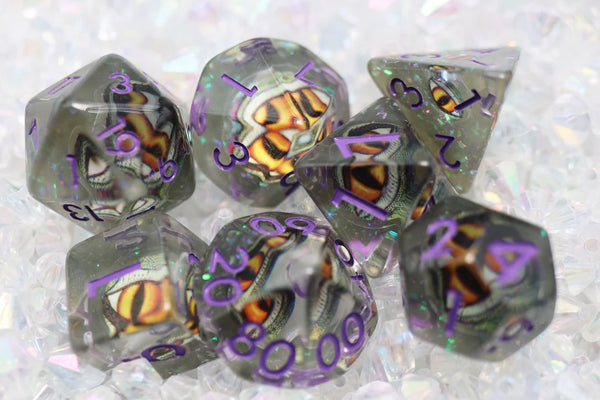 Foam Brain Games: RPG Dice Set - Venom Dragon Eye