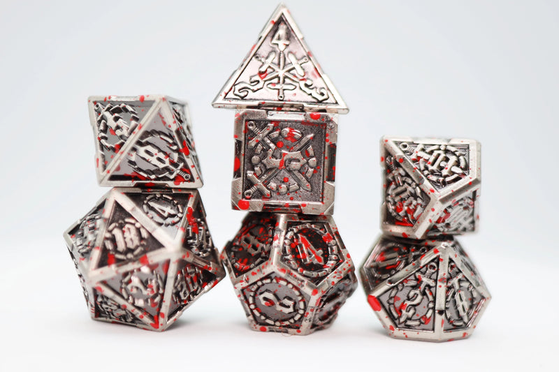 Foam Brain Games: RPG Metal Dice Set - Vampiric Sword