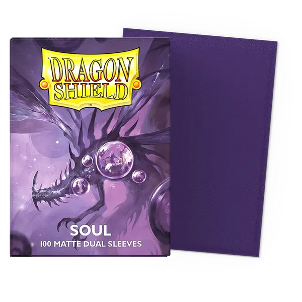 Dragon Shield Sleeves: Japanese DUAL- Matte Purple/Soul (60ct.)