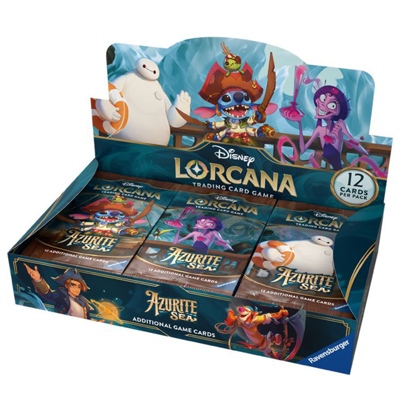 PRE-ORDER: Lorcana Azurite Sea - Booster Box (24 Booster Packs) (RELEASE DATE: 11/25/2024)