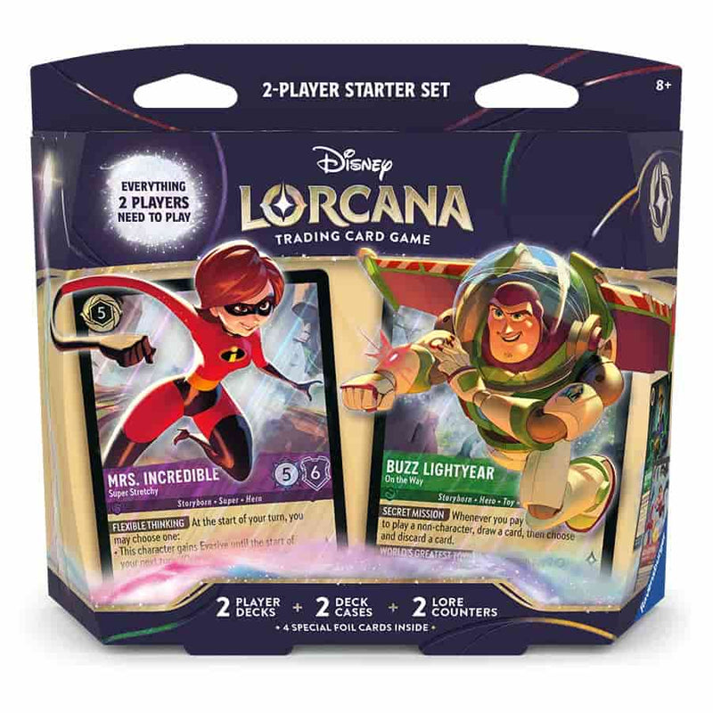 lorcana starter deck amazon Disney Lorcana: Archazia's Island Chapter 7 (Ruby and Sapphire) players get a taste of the rich story and varied characters of the Disney Lorcana TCG Lorcana: Shimmering Skies Starter Deck
