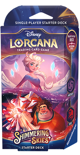 Lorcana: Lorcana Shimmering Skies - Starter Deck (Amethyst/Ruby)