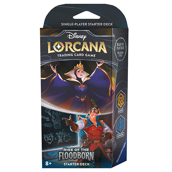 Disney Lorcana: Rise of the Floodborn - Starter Deck (Amber/Sapphire)