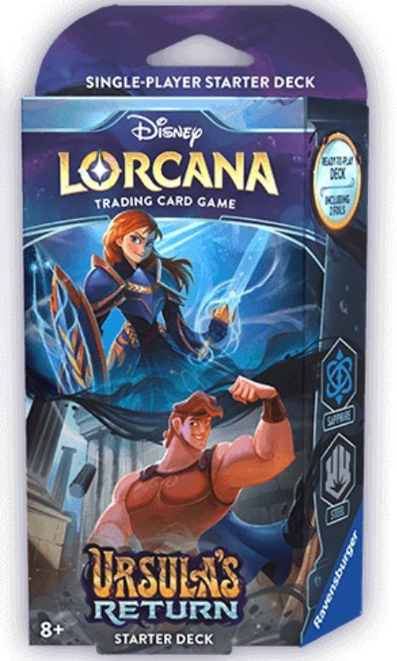 Disney Lorcana: Ursula's Return - Starter Deck (Sapphire/Steel)