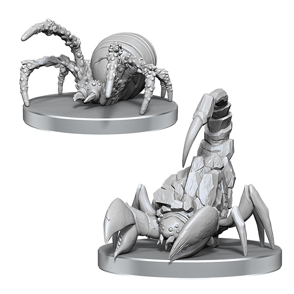 Pathfinder: Deep Cuts Miniatures - Cave Scorpion & Hunting Spider (Wave 26)