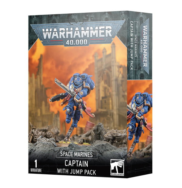 Warhammer 40K: Space Marines - Captain With Jump Pack