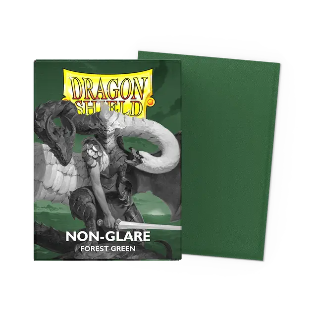 Dragon Shield Matte NonGlare Sleeves Standard Size- Black V2 (100)