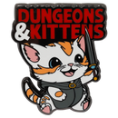 Forged: Enamel Pin - Dungeons & Kittens