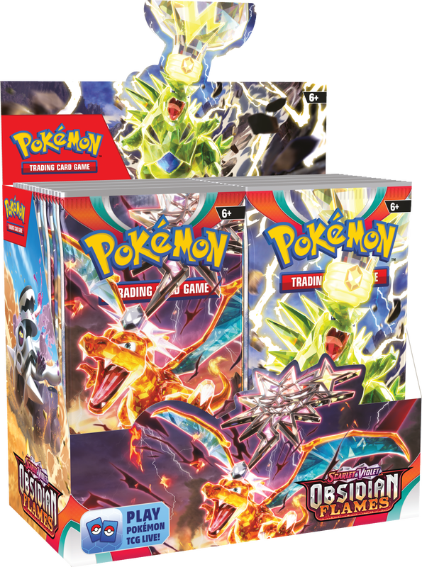 Pokemon: Scarlet & Violet Obsidian Flames - Booster Box (36 Booster Packs)