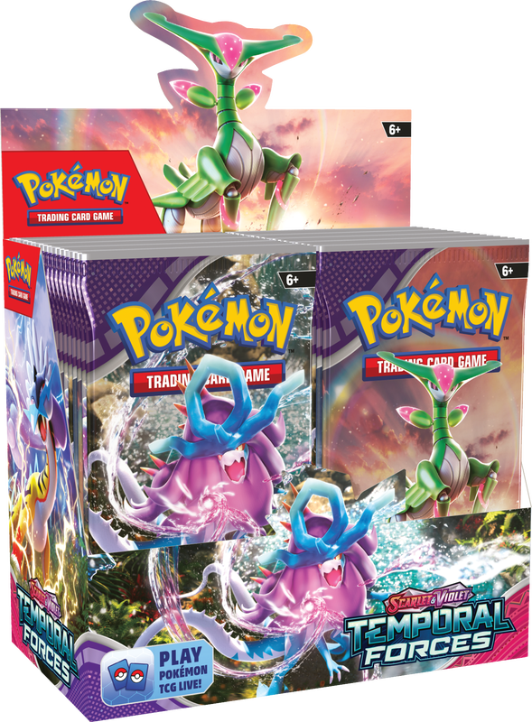 PRE-ORDER: Scarlet & Violet Temporal Forces - Booster Box (36 Booster Packs) (EARLY RELEASE: 03/18/2024)