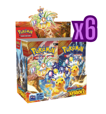 PRE-ORDER: Pokemon: Scarlet & Violet Surging Sparks - Booster Case (6 Booster Boxes)