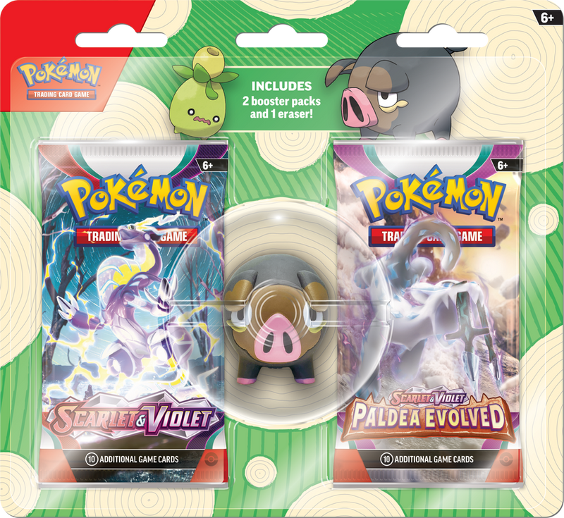Pokemon: Back to School 2023 - 2 Pack Blister (Random Eraser) Pokemon: Back to School 2023 - 2 Pack Blister (Random Eraser)