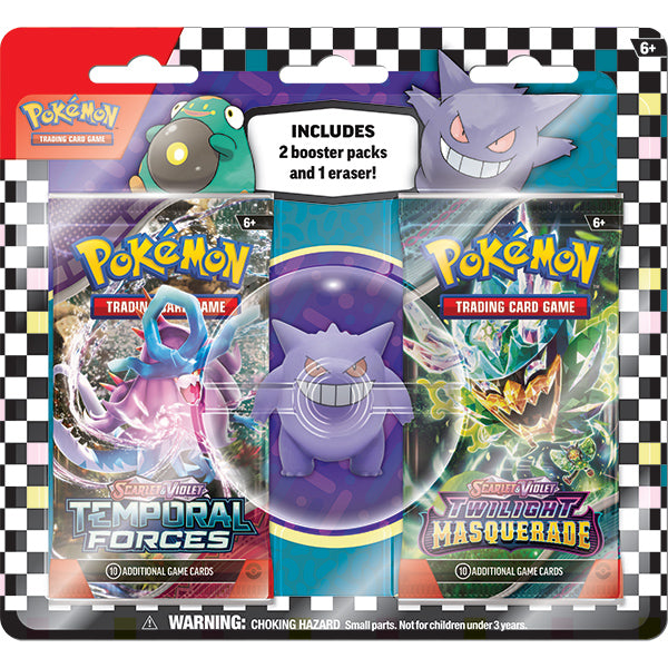 Pokemon: Back to School 2024 - 2 Pack Blister (Random Eraser)